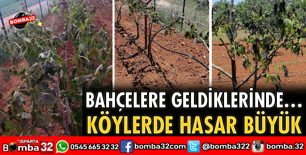 KÖYLERİ DON VURDU