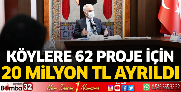 Köylerin Altyapı Hizmetleri İçin 62 Proje Yürütülüyor