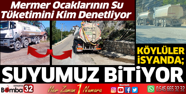 Köylüler isyanda: Suyumuz bitiyor