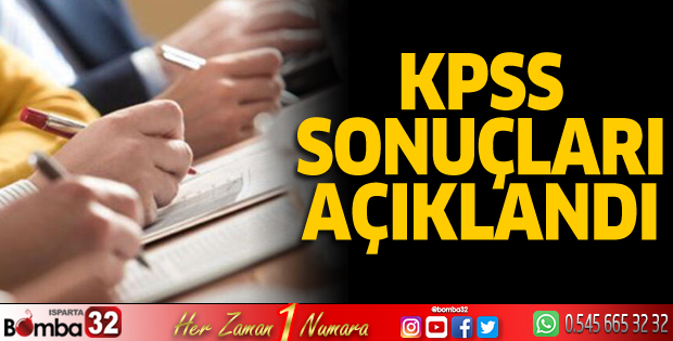 KPSS sonuçları açıklandı