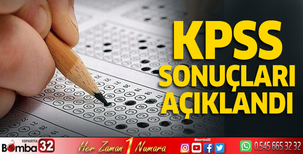 KPSS sonuçları açıklandı