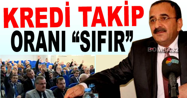 Kredi takip oranı “sıfır”