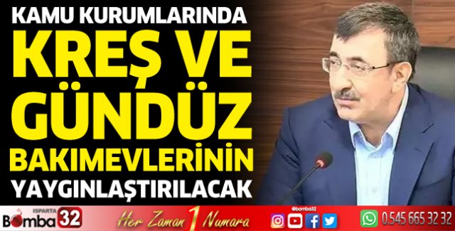 Kreş ve gündüz bakımevlerinin yaygınlaştırılacak