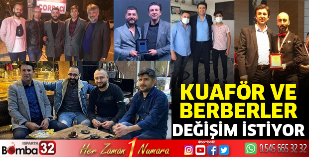 Kuaförler ve berberler değişim istiyor