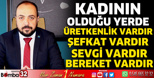 Kubilay Kapı'nın 8 Mart Kadınlar Günü mesajı