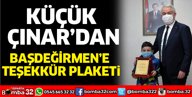 Küçük Çınar’dan, Başdeğirmen’e park teşekkürü