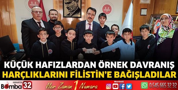 Küçük hafızlardan örnek davranış
