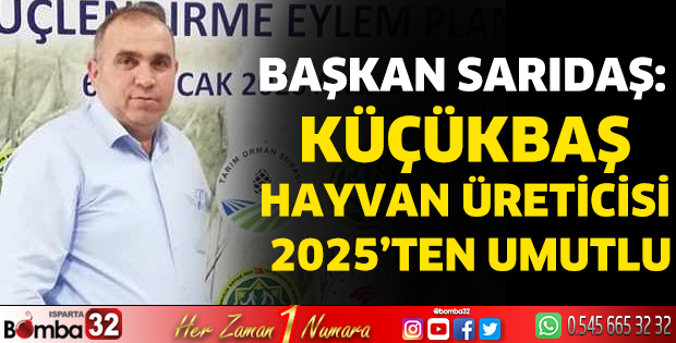 Küçükbaş hayvan üreticisi 2025’ten umutlu