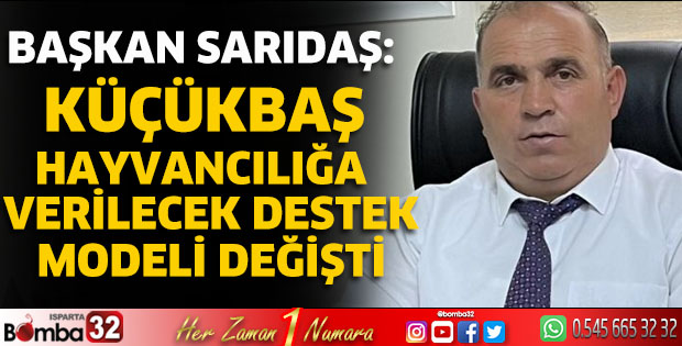 Küçükbaş hayvancılığa verilecek destek modeli değişti
