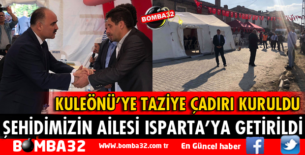 KULEÖNÜ'NDE TAZİYE ÇADIRI KURULDU
