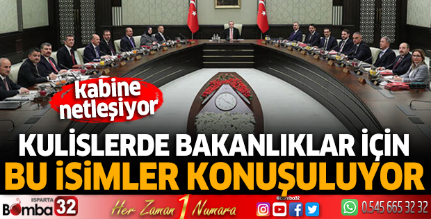 Kulislerde bakanlıklar için bu isimler konuşuluyor