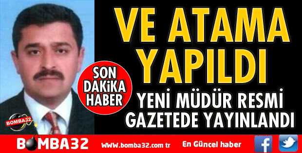KÜLTÜR VE TURİZM MÜDÜRÜ OLDU