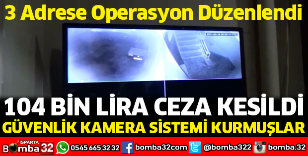 Kumar oynadıkları yere güvenlik kamera sistemi kurmuşlar