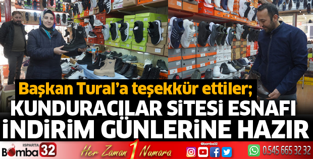 Kunduracılar Sitesi esnafı indirim günlerine hazır