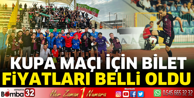Kupa maçı için bilet fiyatları belli oldu
