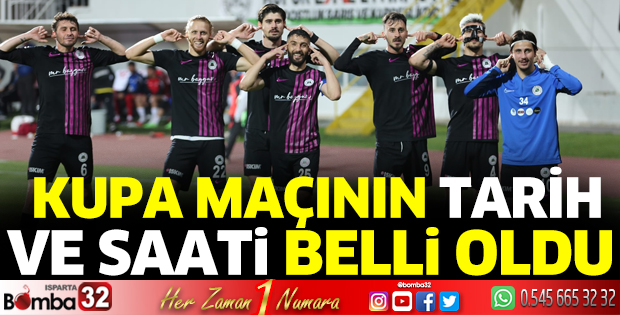 Kupa maçının tarih ve saati belli oldu
