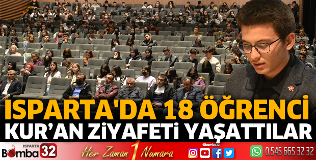 Kur’an ziyafeti yaşattılar
