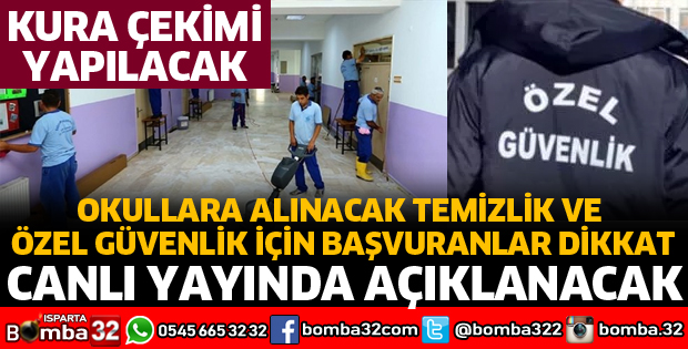 KURA ÇEKİLİŞİ CANLI YAYINDA YAPILACAK