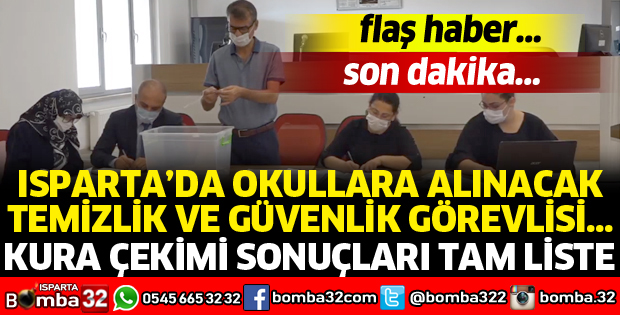 KURA SONUÇLARI İSİM LİSTESİ