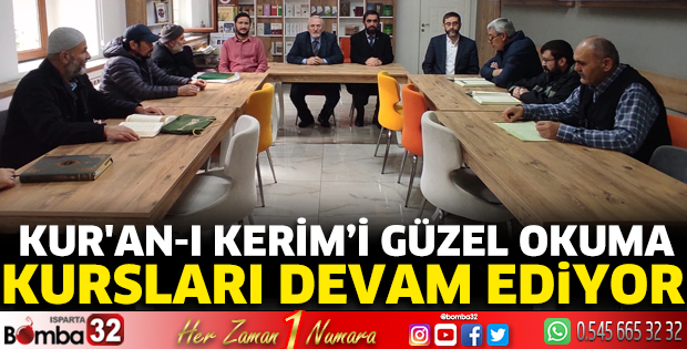 Kur'an-ı Kerim’i güzel okuma kursları devam ediyor