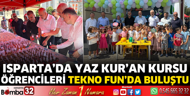Kur'an Kursu öğrencileri Tekno Fun'da buluştu