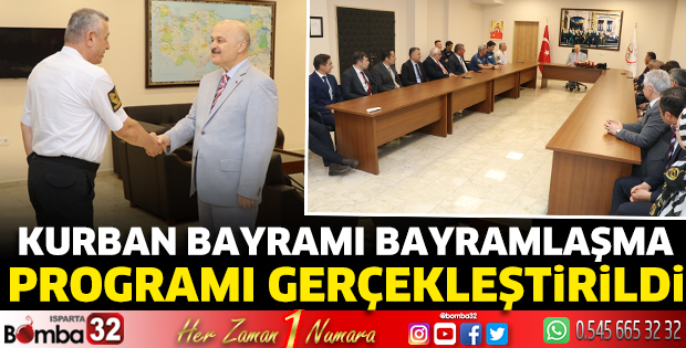 Kurban Bayramı bayramlaşma programı gerçekleştirildi