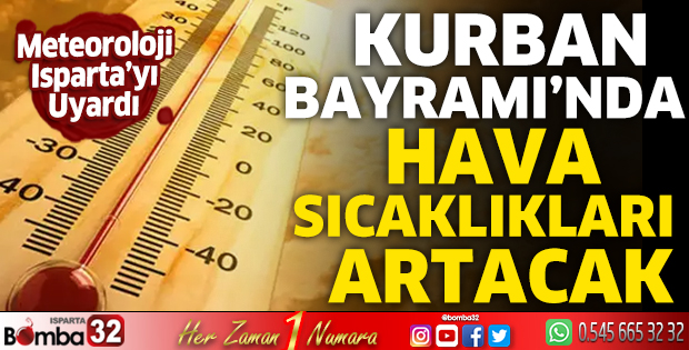 Kurban Bayramı’nda hava sıcaklıkları artacak