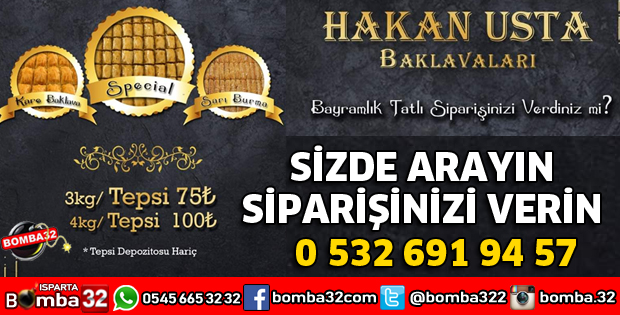 KURBAN BAYRAMINDA BAKLAVANIZ HAKAN USTA'DAN