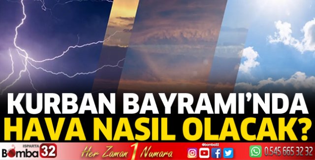 Kurban Bayramı'nda hava nasıl olacak 