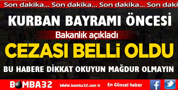 KURBAN KESECEKLER BU HABERE DİKKAT!