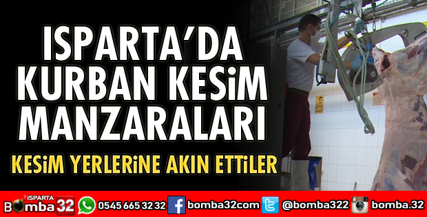 KURBAN KESİM MANZARALARI
