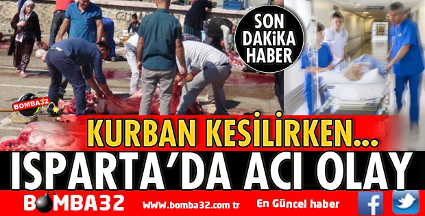 KURBAN KESİMİNDE KORKUNÇ OLAY