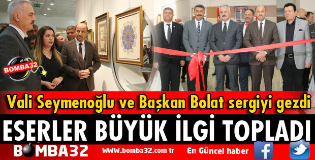 KURSİYERLERİN EL SANATLARI SERGİSİ AÇILDI