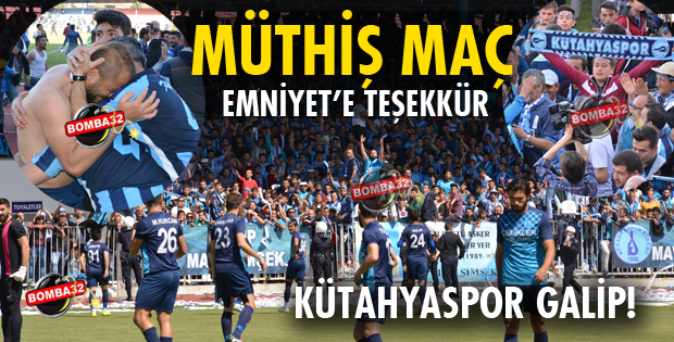  ISPARTA DA  KÜTAHYASPOR GALİP!