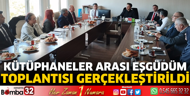 Kütüphaneler Arası Eşgüdüm Toplantısı gerçekleştirildi