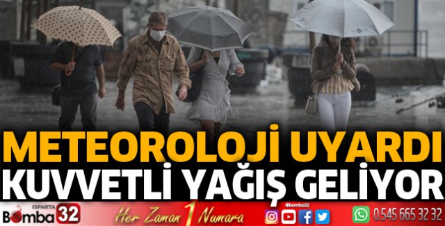 KUVVETLİ YAĞIŞ GELİYOR