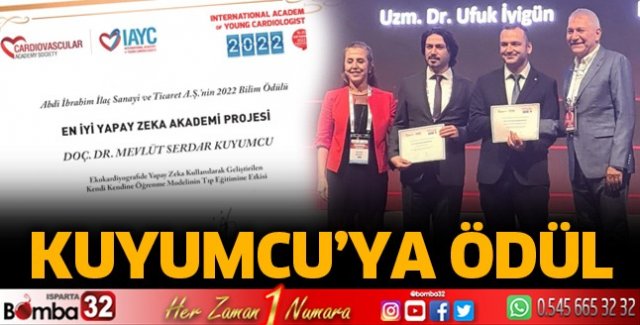 Kuyumcu’ya ödül