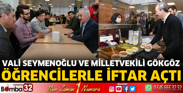 KYK'da kalan öğrencilerle iftar açtılar