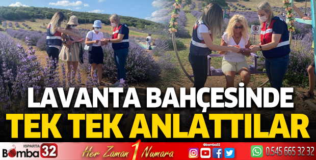 Lavanta bahçesinde tek tek anlattılar