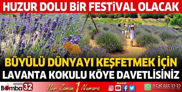 Lavanta kokulu köye davetlisiniz