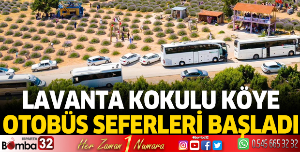Lavanta Kokulu Köye otobüs seferleri başladı