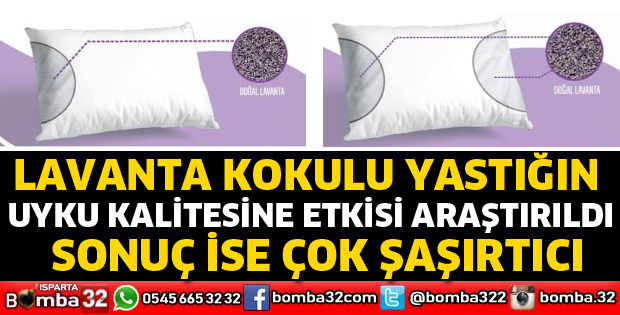 Lavanta kokulu yastığın uykuya etkileri