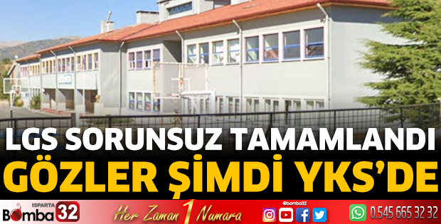 LGS sorunsuz tamamlandı