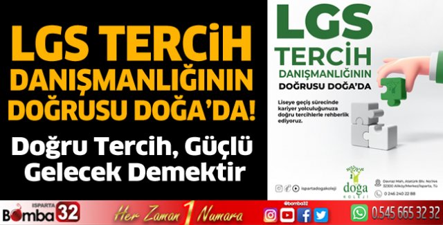LGS tercih danışmanlığının doğrusu Doğa’da