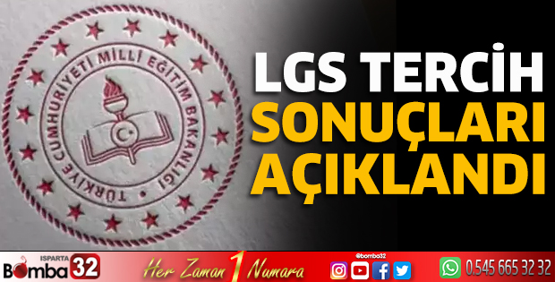 LGS tercih sonuçları açıklandı