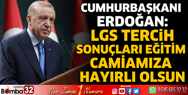 LGS tercih sonuçları eğitim camiamıza hayırlı olsun
