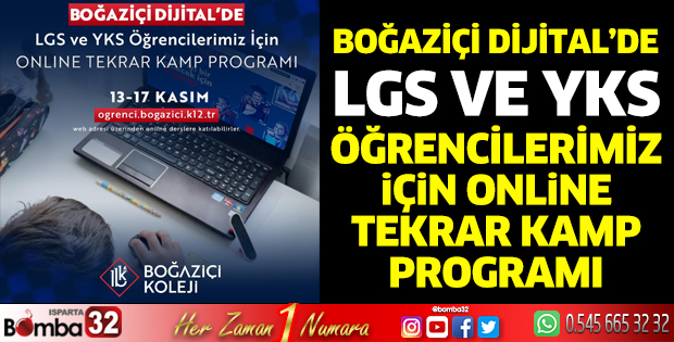 LGS ve YKS öğrencilerimiz için online tekrar kamp programı