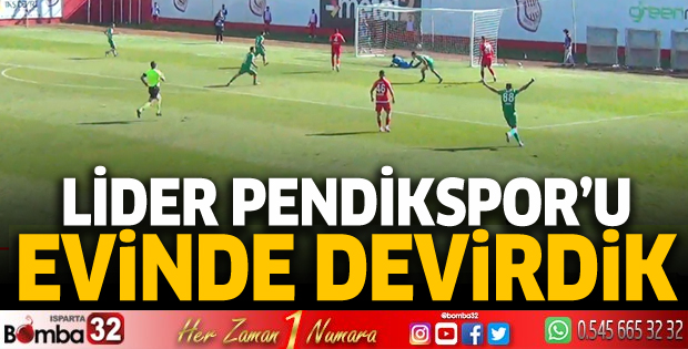 Lider Pendikspor'u evinde devirdik