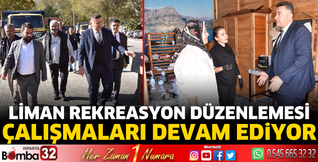 Liman rekreasyon düzenlemesi çalışmaları devam ediyor