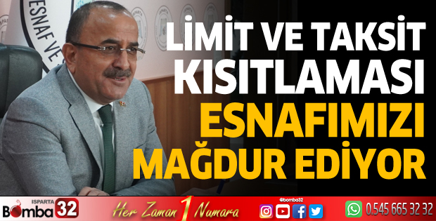 Limit ve taksit kısıtlaması esnafımızı mağdur ediyor 